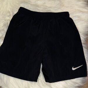 Nike Black Dri fit kids boys athletic Sports Shorts